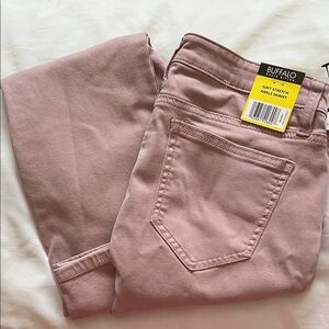 Buffalo David Bitton Women's Soft Pink Ankle Jeans